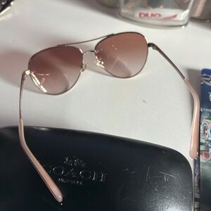 Coach aviator sunglasses